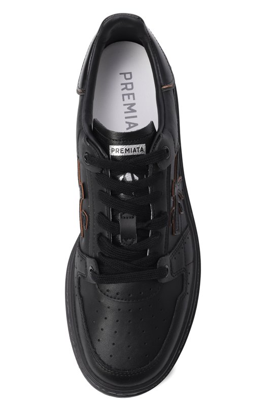 Кожаные кеды Quinn Premiata QUINN/VAR 8212 Чёрный  QUINN/VAR 8212 Фото 5