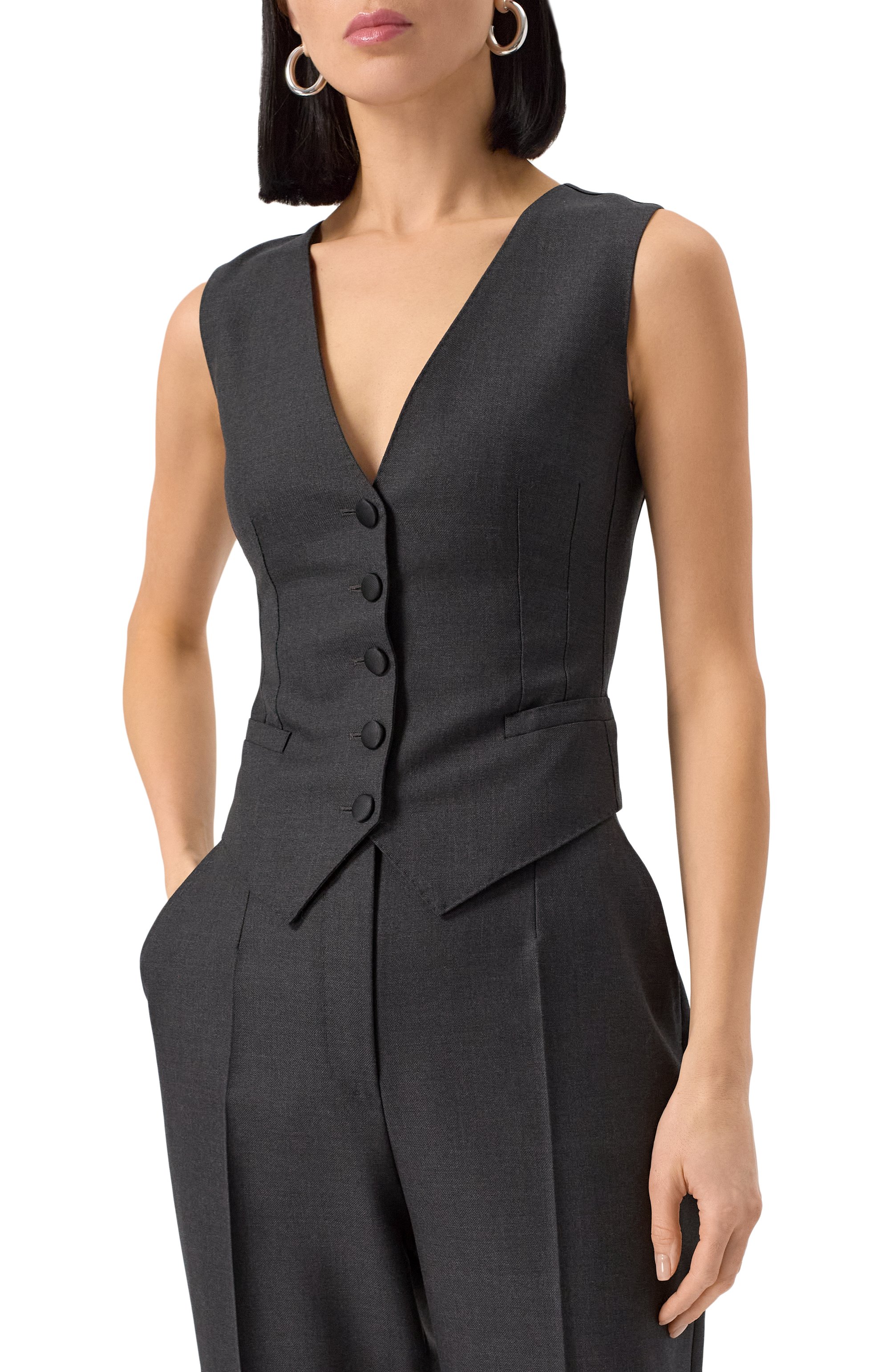 Жилет из шерсти и шелка DOLCE & GABBANA, арт. F79H5T/FU287, фото 3