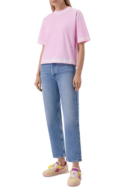 Хлопковая  футболка OFF-WHITE, арт. 0WAA124S26JER007, фото 2