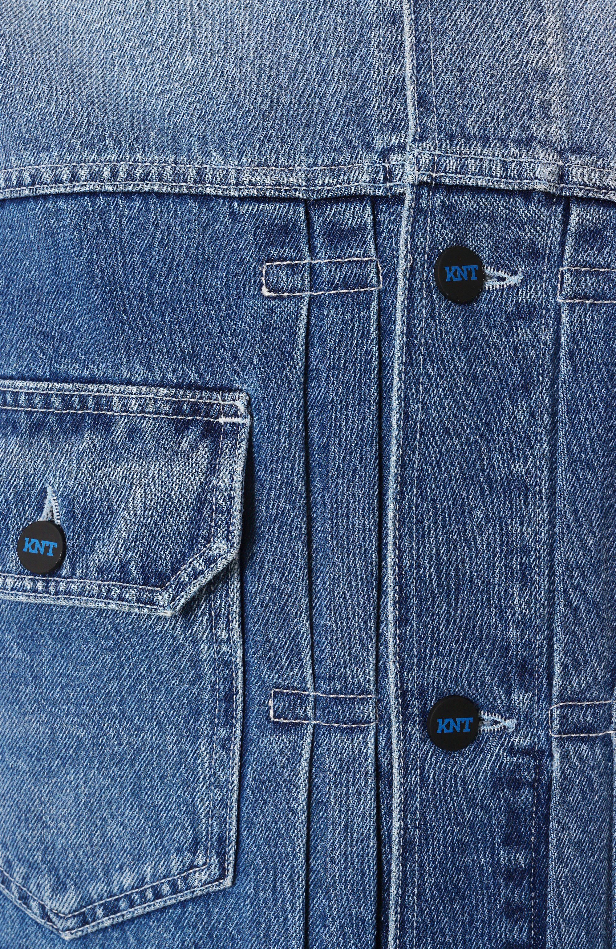 Джинсовая куртка KITON синего цвета по цене 182500 руб., арт. UGK102K0754F04, фото 6 Джинсовая куртка KITON, арт. UGK102K0754F04, фото 6