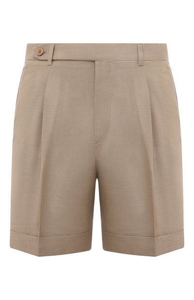 Шорты из шерсти и льна BRIONI, арт. RPAW0L/PBA43, фото 1