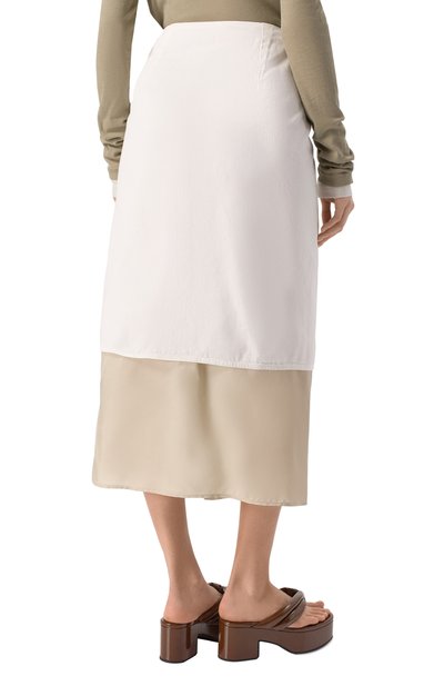 Юбка из хлопка и вискозы DRIES VAN NOTEN, арт. 251-010826-1553, фото 4