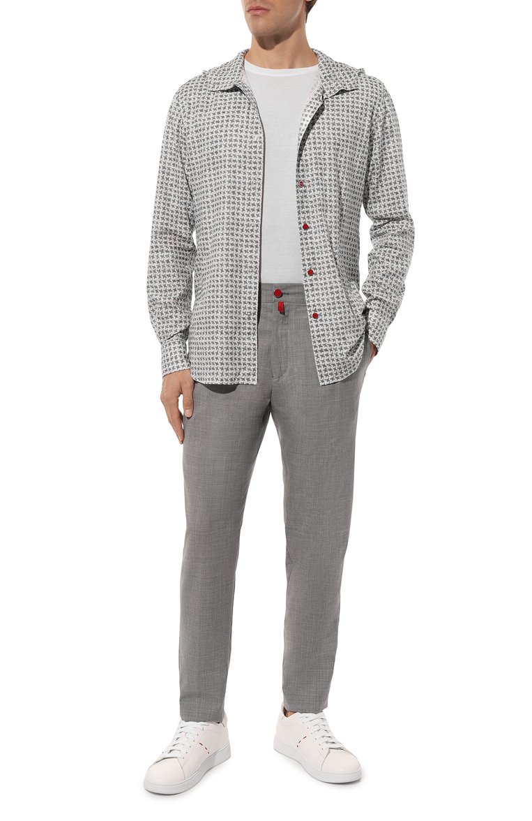 Шерстяные брюки KITON, арт. UP1LACK03711, фото 1