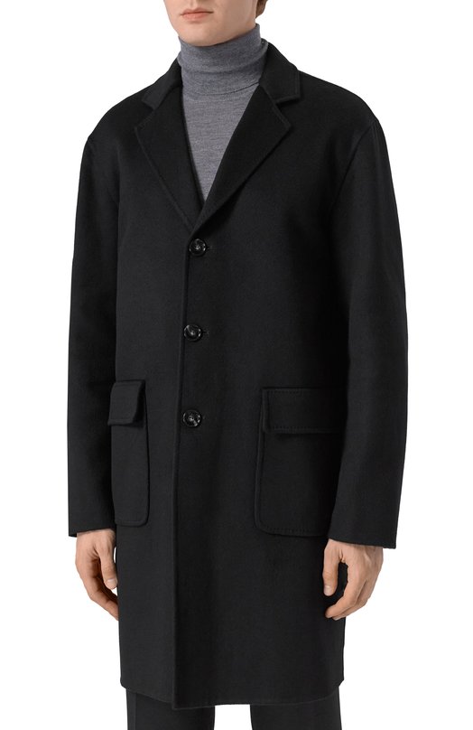 Кашемировое пальто Kiton UW2180V0409H20 Чёрный  UW2180V0409H20 Фото 3