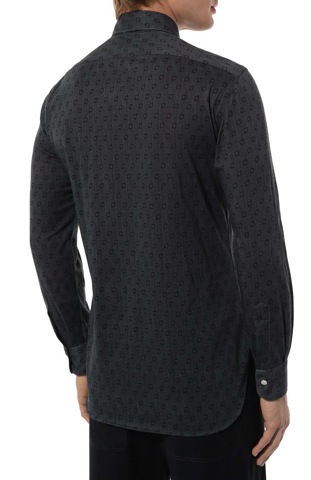 Хлопковая рубашка KITON, арт. UCIH06491, фото 4