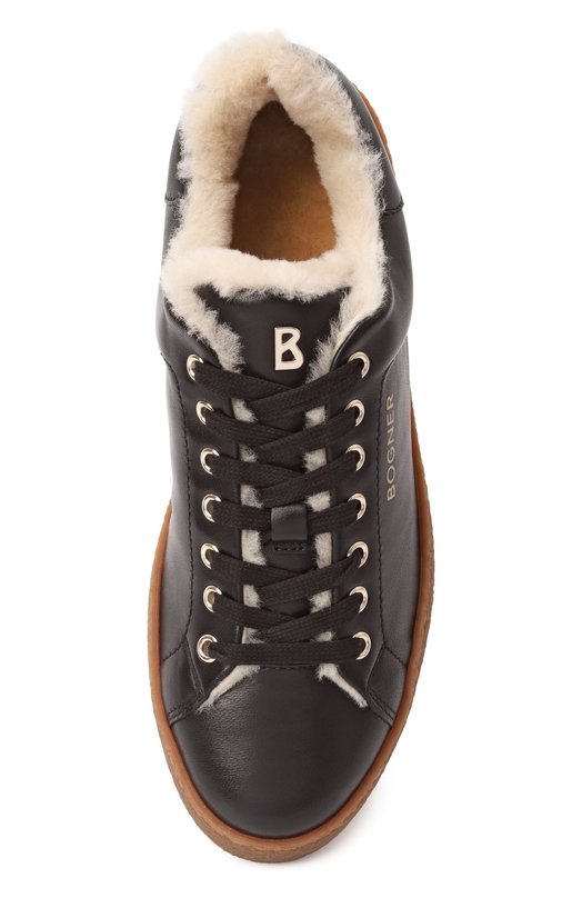 Кожаные кеды Lucerne Bogner 22540203 Чёрный  22540203 Фото 6