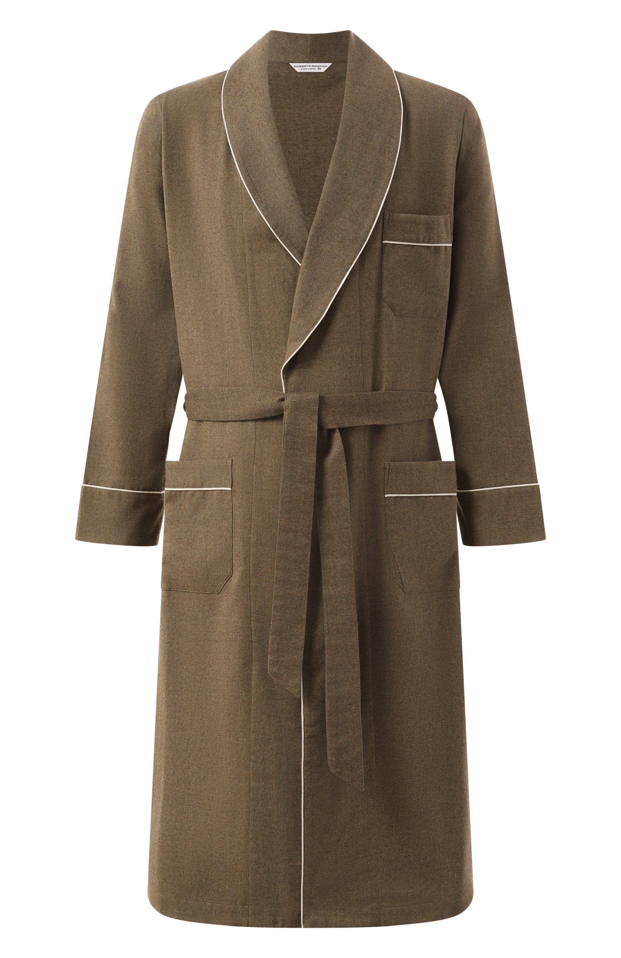 Хлопковый халат ROBERTO RICETTI, арт. VESTAGLIA R0BE LUNGA/LX3339, фото 1