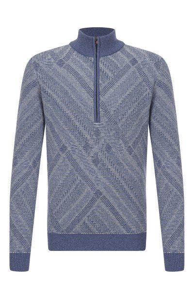 Мужской кашемировый джемпер MVST, арт. M26.1MM.KA19/Y040 N0WEGIAN JACQUARD