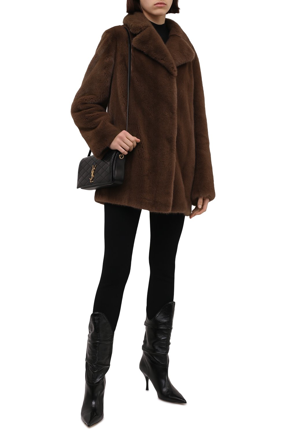 Шуба из меха норки COLOR TEMPERATURE, арт. 19ct1006, фото 2