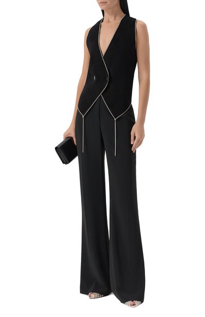 Жилет GIORGIO ARMANI черного цвета по цене 272500 руб., арт. GW004189/AF29357, фото 2 Жилет GIORGIO ARMANI, арт. GW004189/AF29357, фото 2