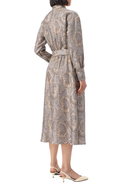 Шелковое платье NOBLE&BRULEE, арт. NB106/10122024/473, фото 4