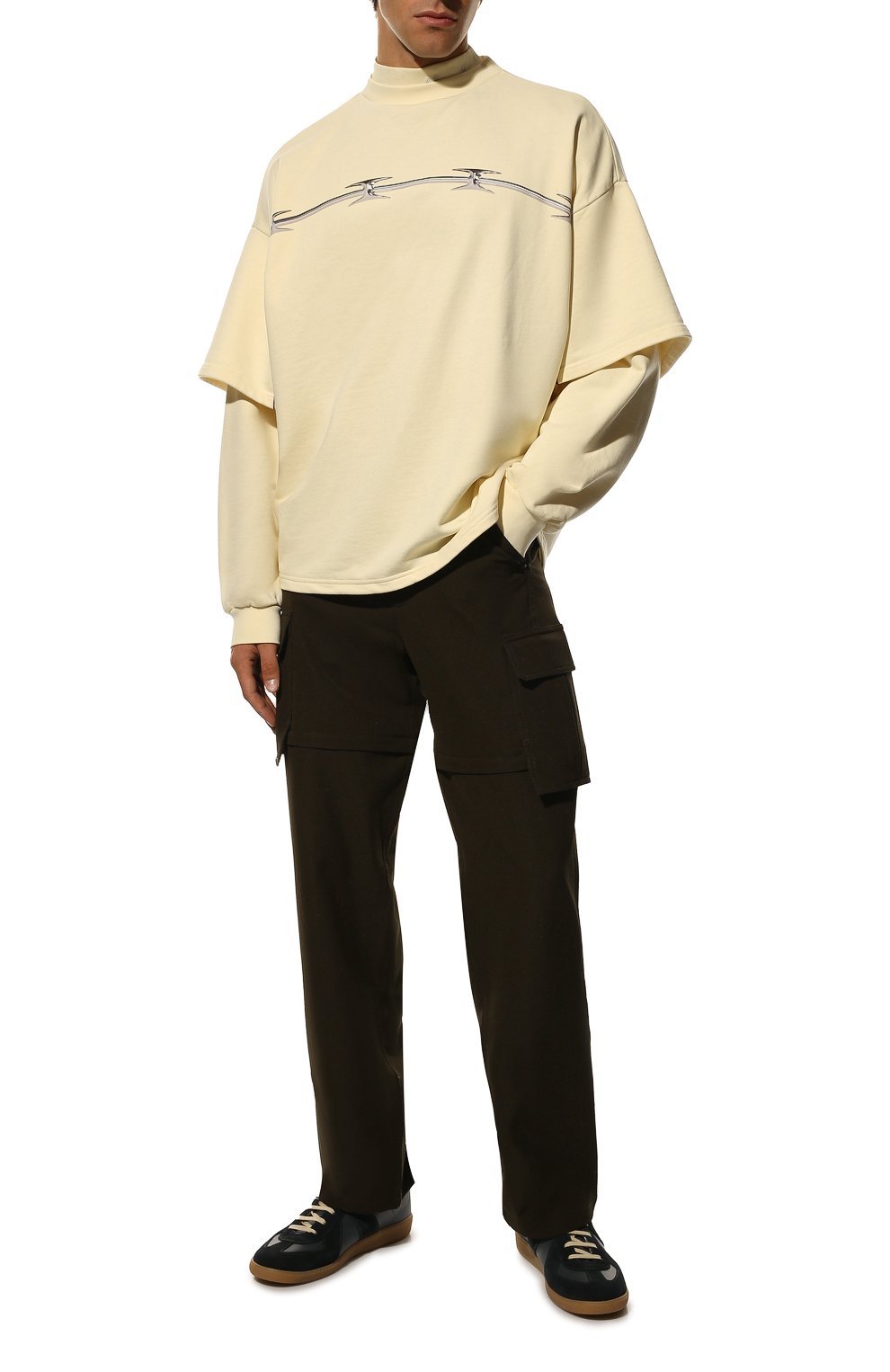 Хлопковый свитшот A BETTER MISTAKE, арт. 02D2TW013 FL004PD, фото 2