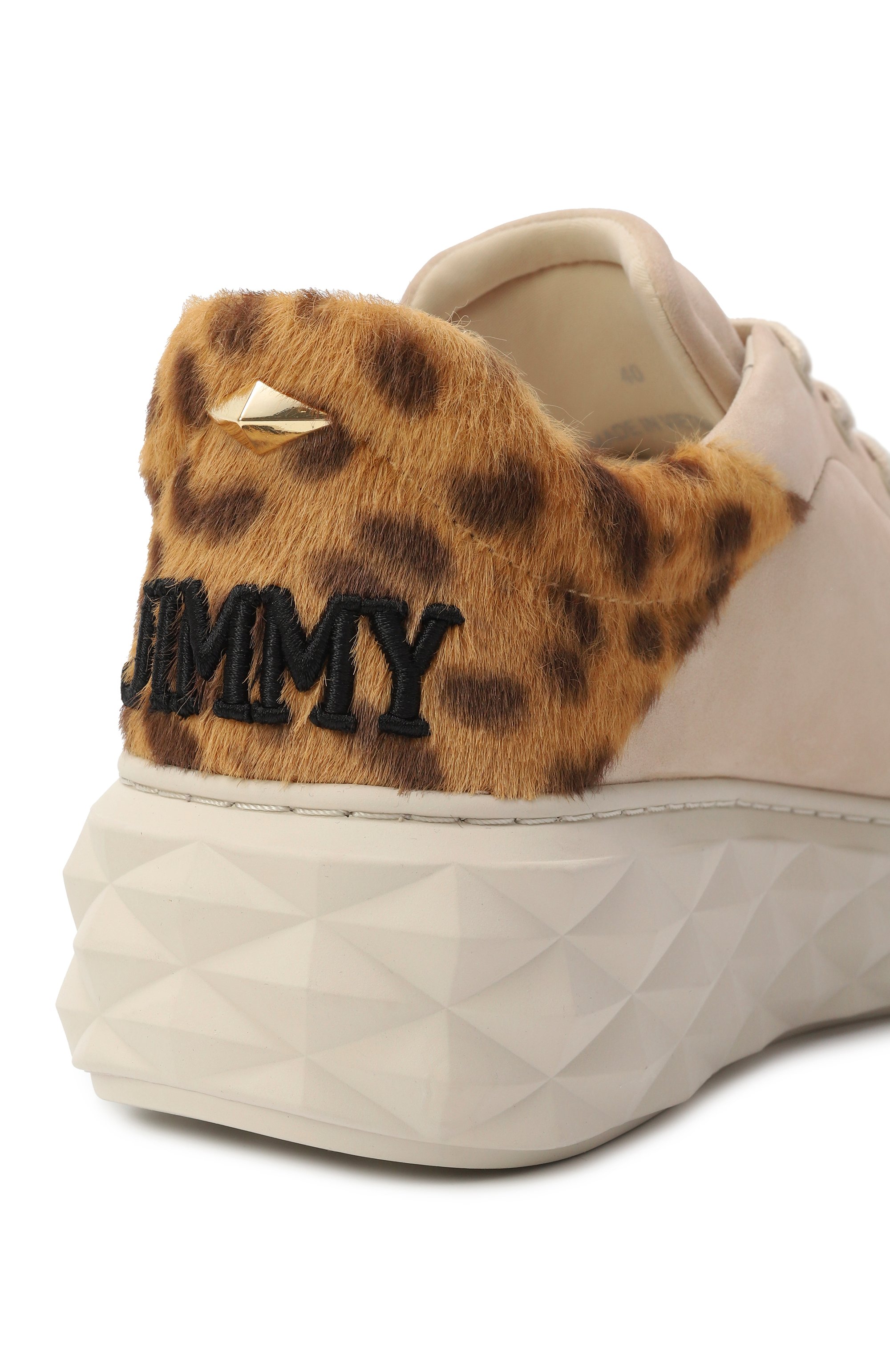 Кроссовки diamond maxi f ii из нубука JIMMY CHOO, арт. DIAM0ND MAXI/F II/IWZ, фото 7