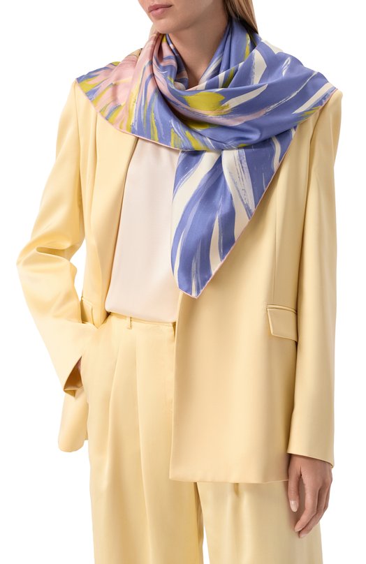 Шелковый платок Elie Saab 710009237 Разноцветный  710009237 Фото 2