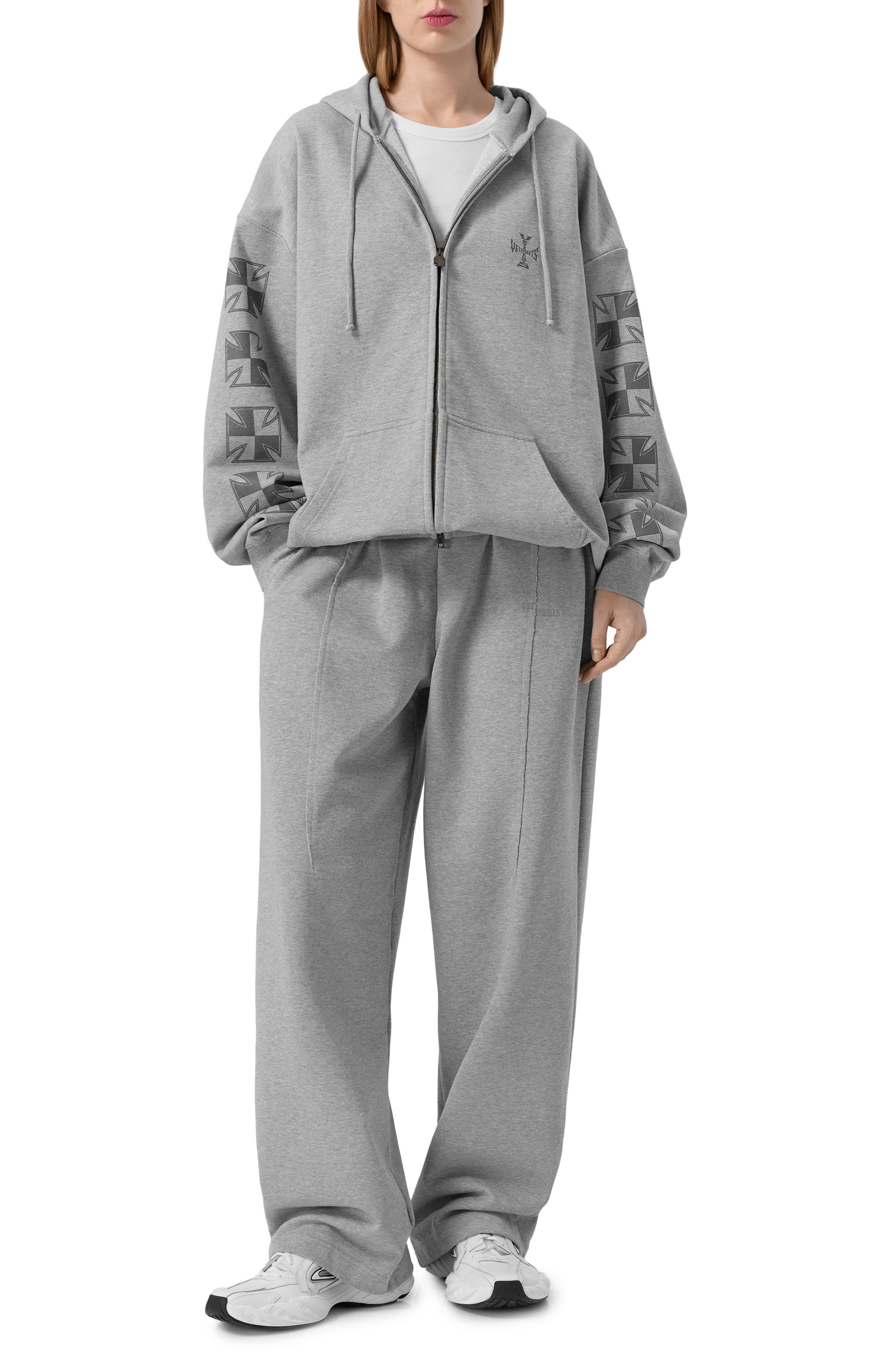 Хлопковая толстовка VETEMENTS, арт. ME76ZU180G/1302 M0LLET0N, фото 3