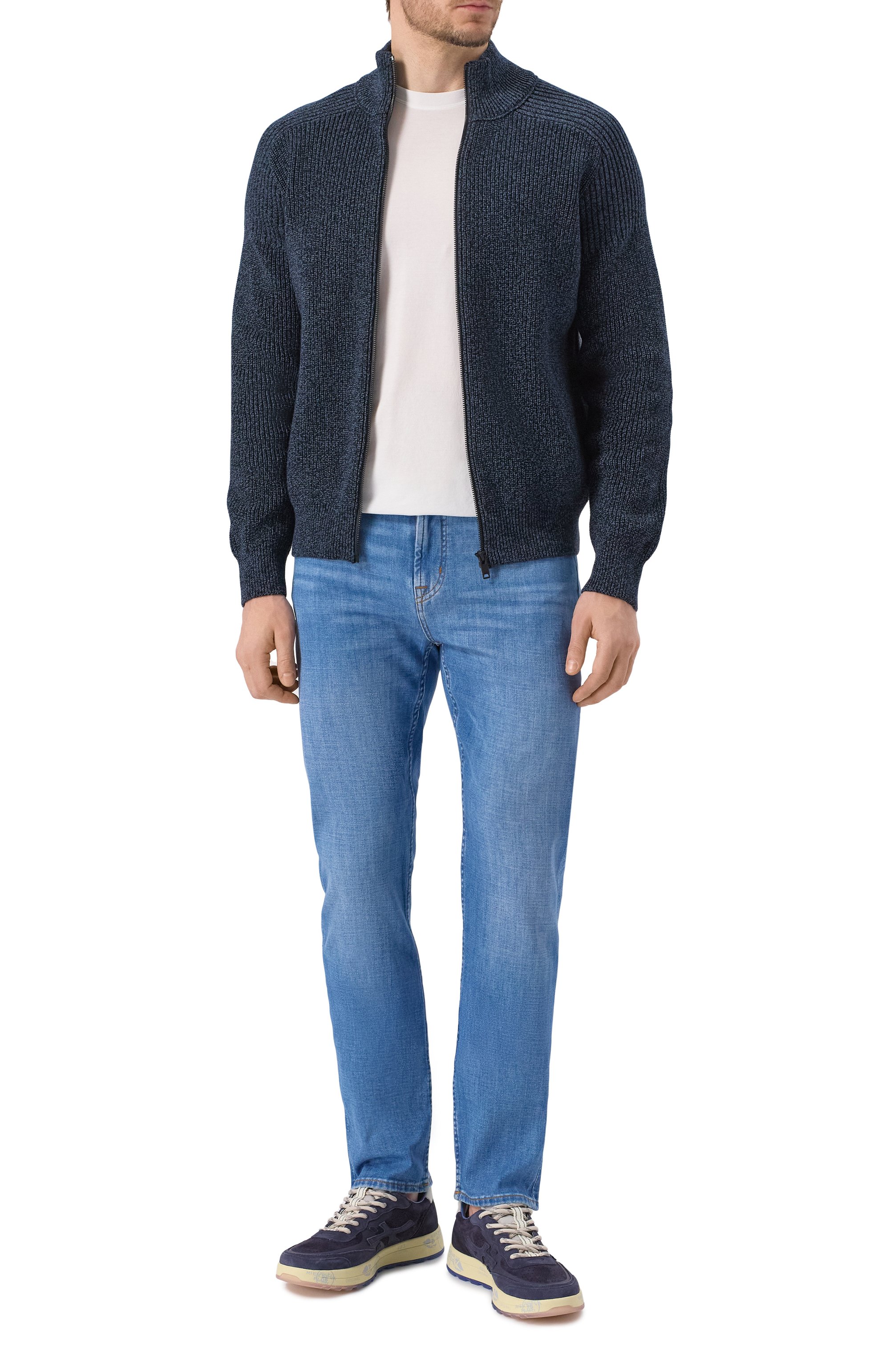 Хлопковый кардиган BOSS ORANGE, арт. 50531511, фото 2