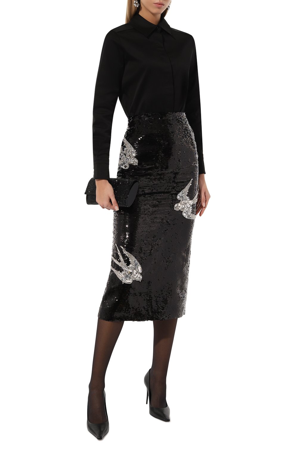 Юбка с отделкой пайетками YANINA, арт. T-2699, фото 2