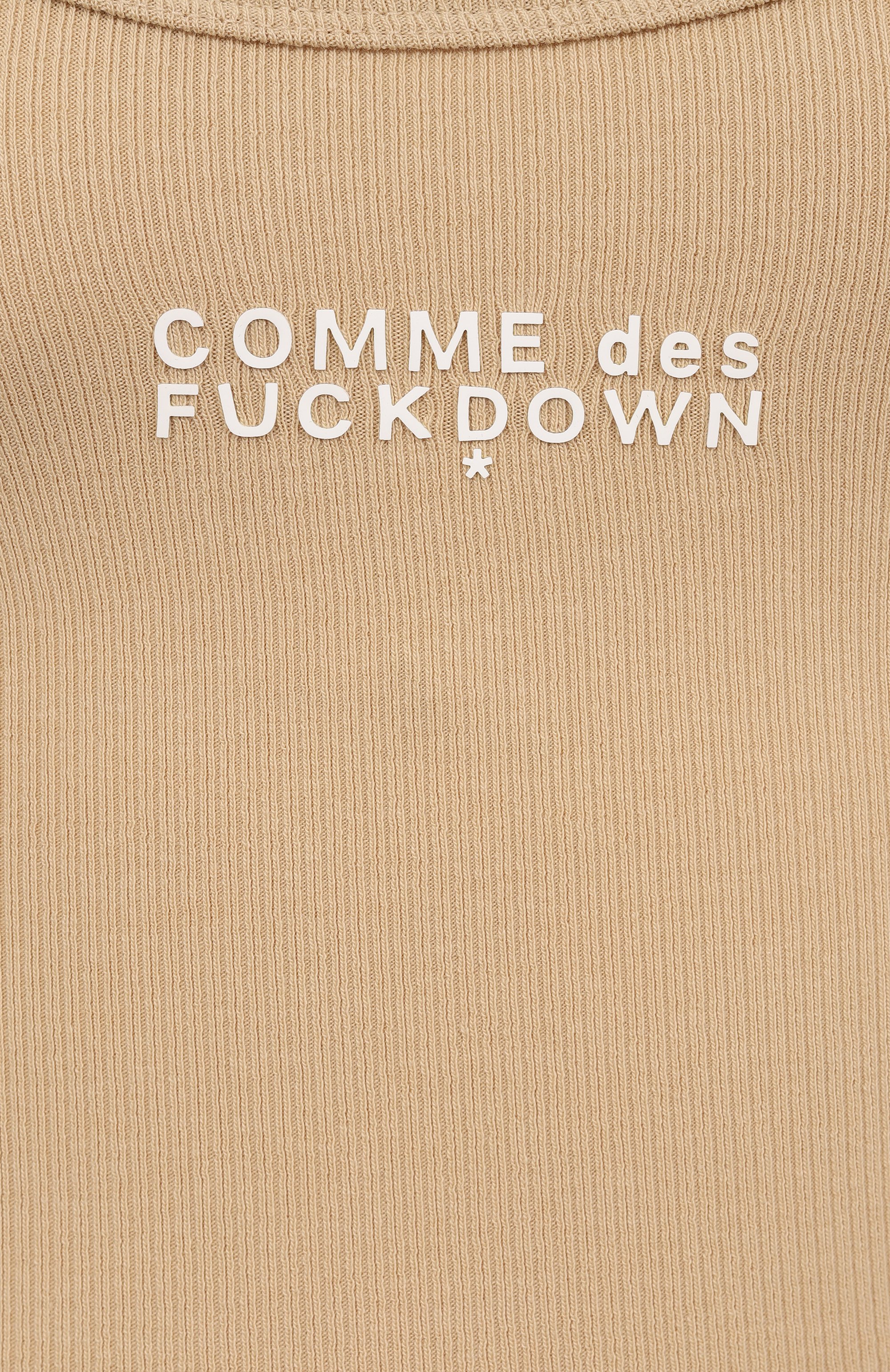 Хлопковая майка COMME DES FUCKDOWN, арт. CFABW01241, фото 6