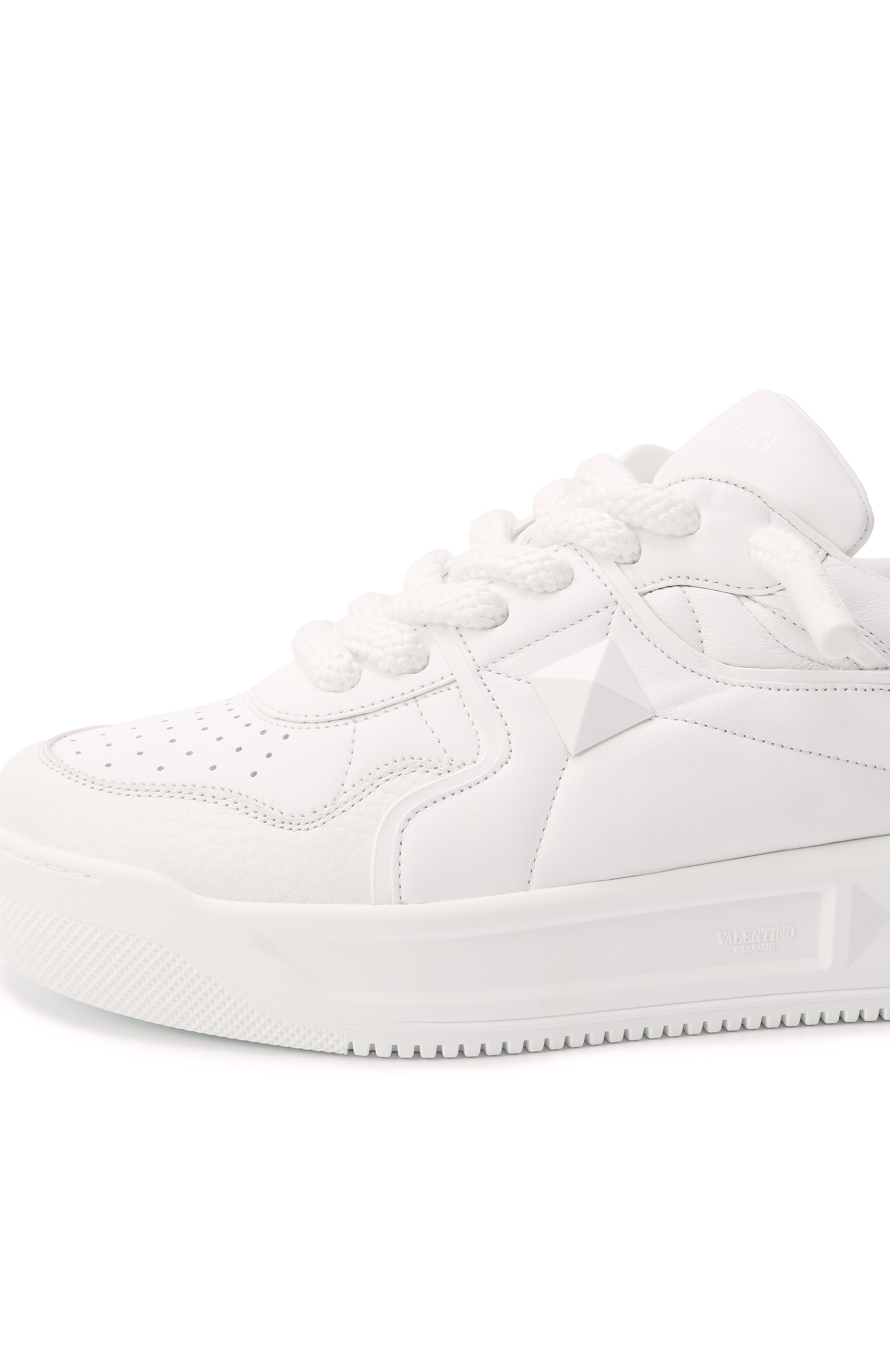 Кожаные кеды one stud xl VALENTINO, арт. 6Y2S0G37/XTM, фото 7