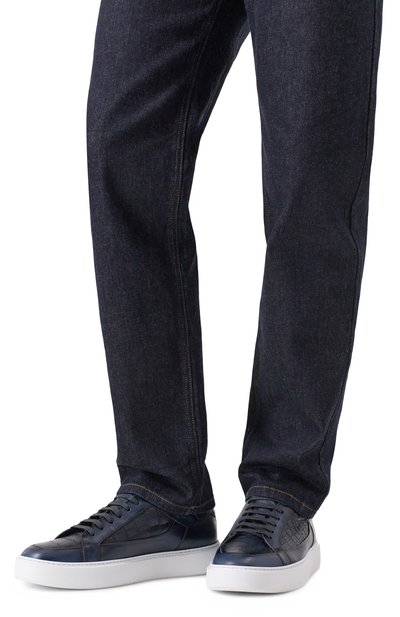 Кожаные кеды BLU BARRETT, арт. F0LEY-14161.3/C0RAL, фото 3