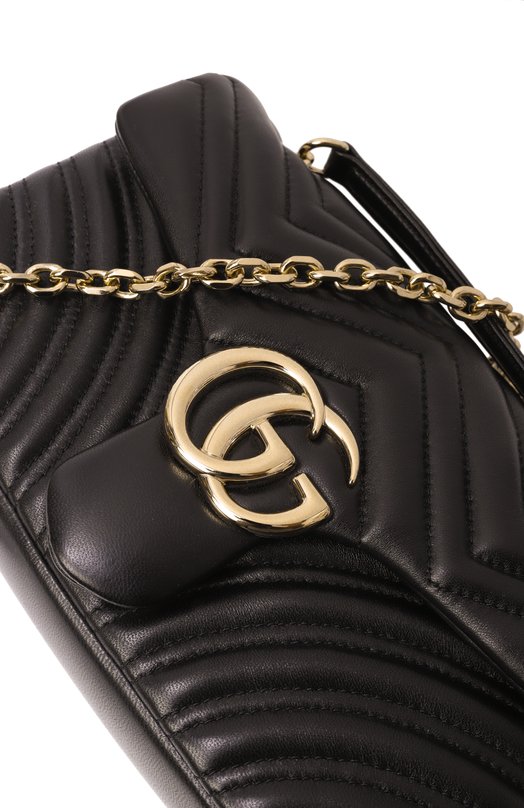 Сумка GG Marmont medium Gucci 837267/AAE38 Чёрный  837267/AAE38 Фото 6