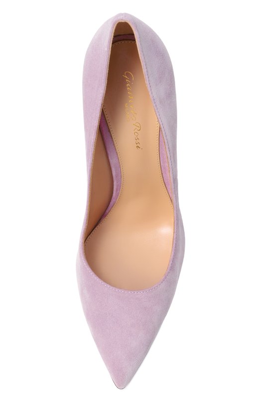 Замшевые туфли Gianvito 105 Gianvito Rossi G28470.15RIC.CAMLILE Сиреневый  G28470.15RIC.CAMLILE Фото 6