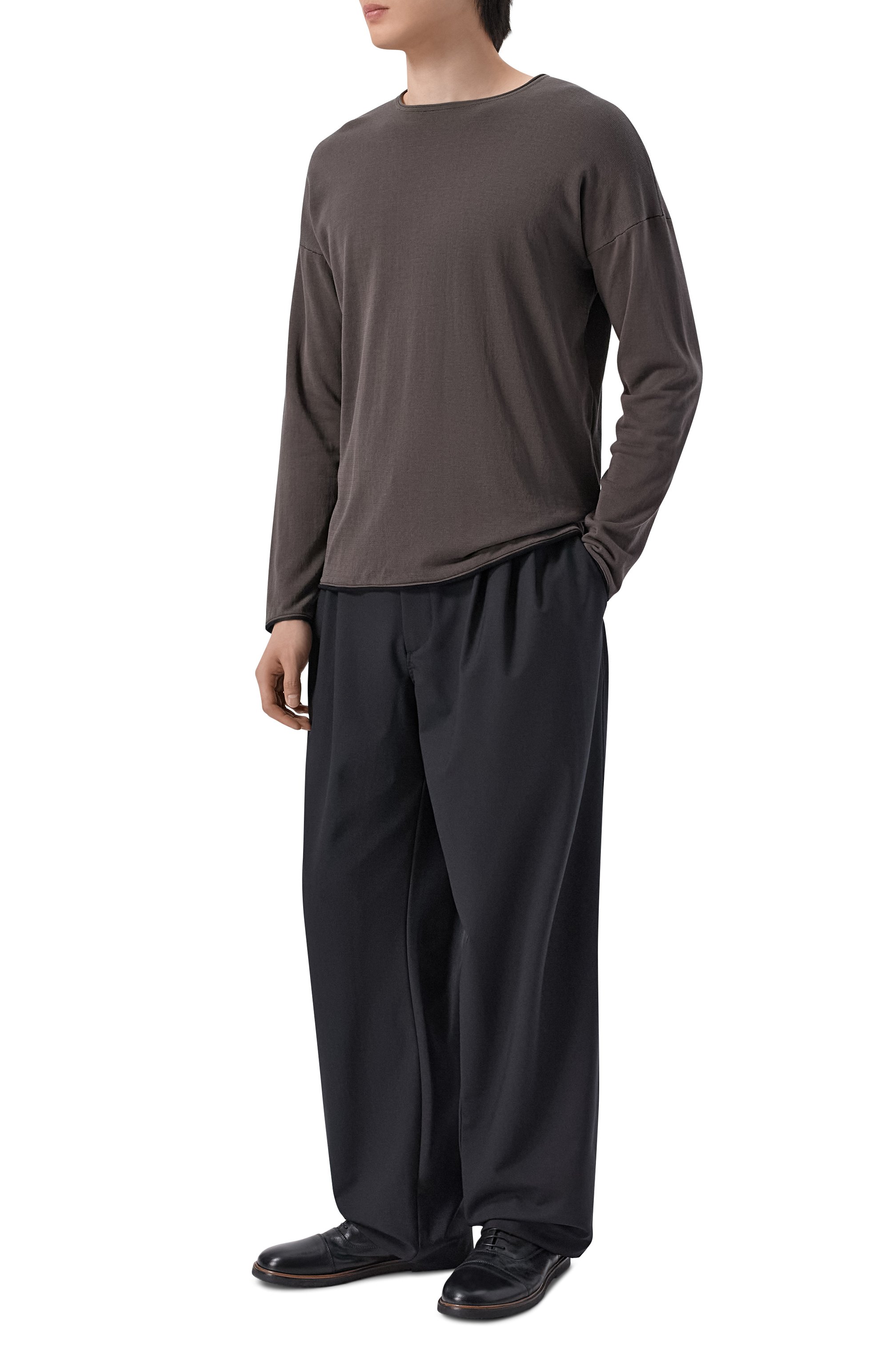 Кожаные оксфорды MOMA черного цвета по цене 40950 руб., арт. 23601A-BAL, фото 2 Кожаные оксфорды MOMA, арт. 23601A-BAL, фото 2