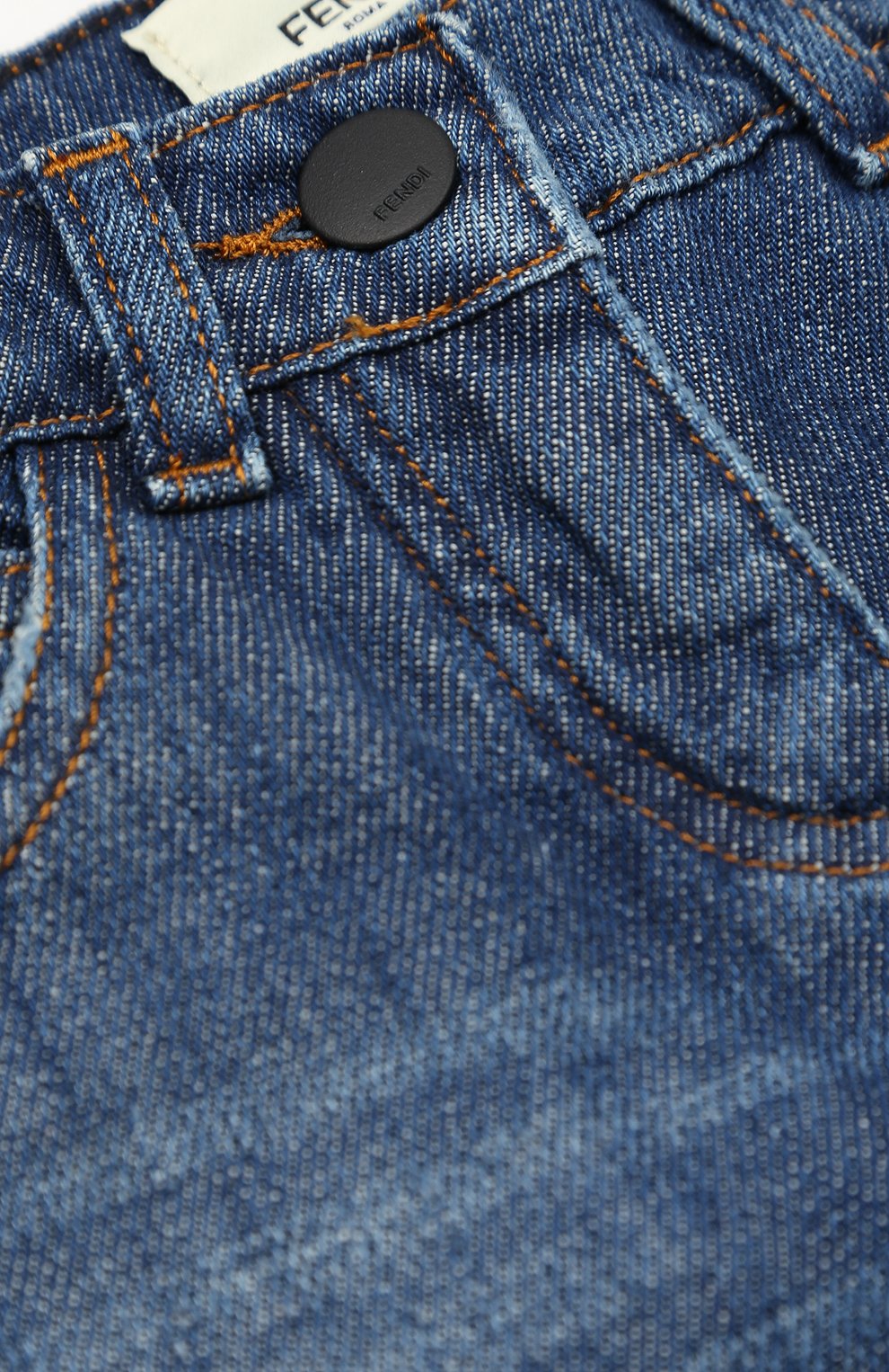 Джинсы прямого кроя с вышивкой FENDI, арт. JFF061/ST1/2A-5A, фото 3