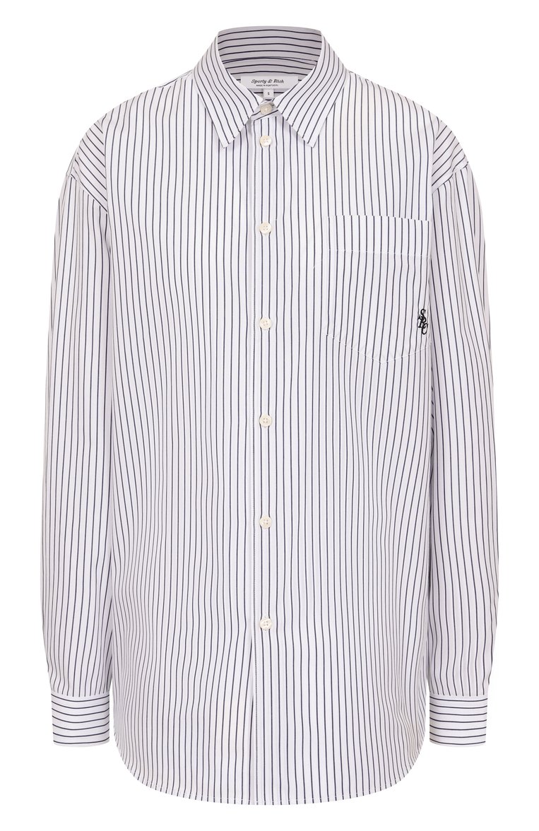 Хлопковая рубашка SPORTY AND RICH, арт. SI006606302ST02, фото 1