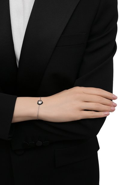 Браслет с хрусталем и черной эмалью courage MOONKA, арт. crg-br-crs, фото 2