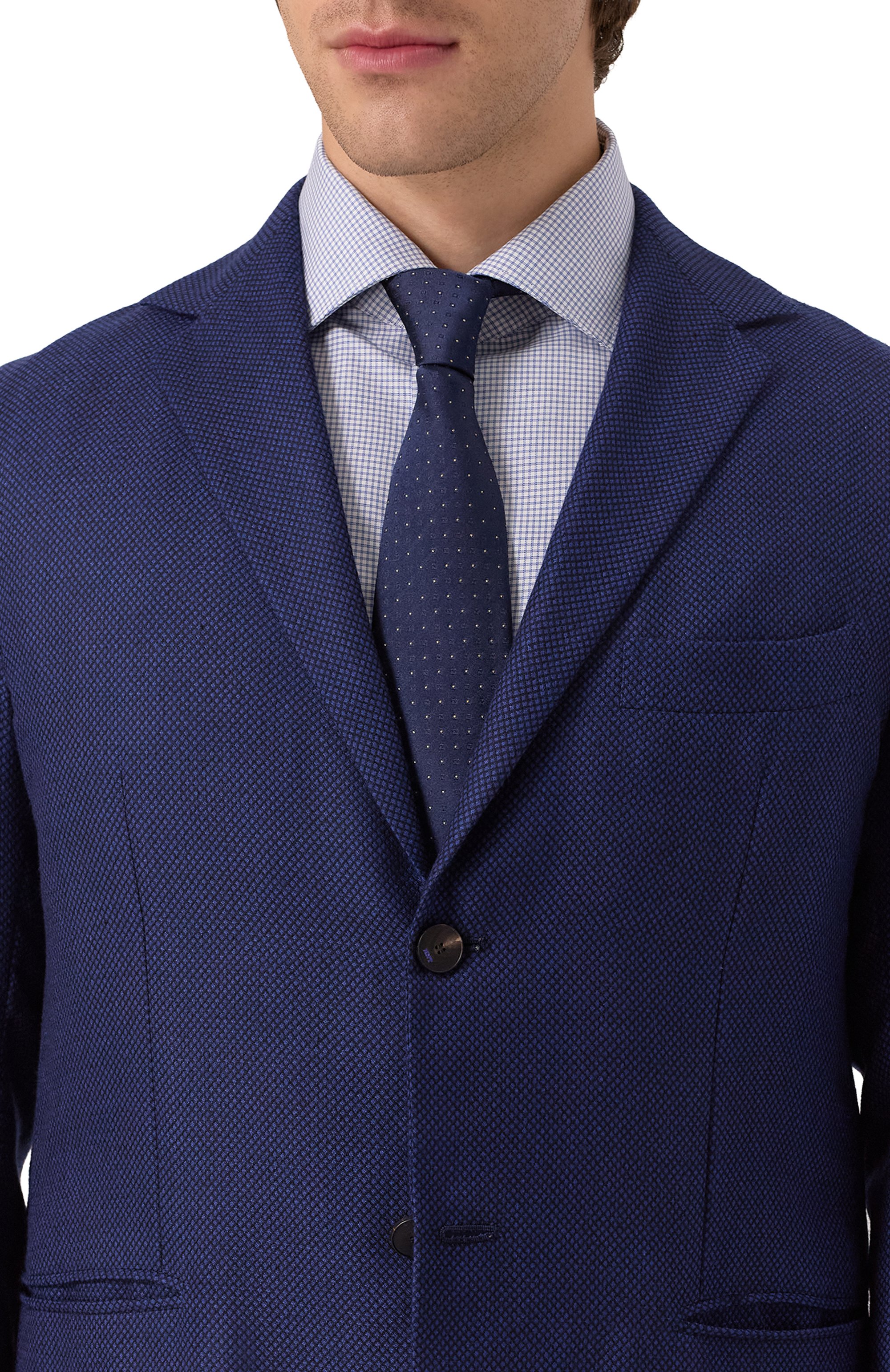 Шелковый галстук CANALI, арт. 96/HJ04388, фото 2