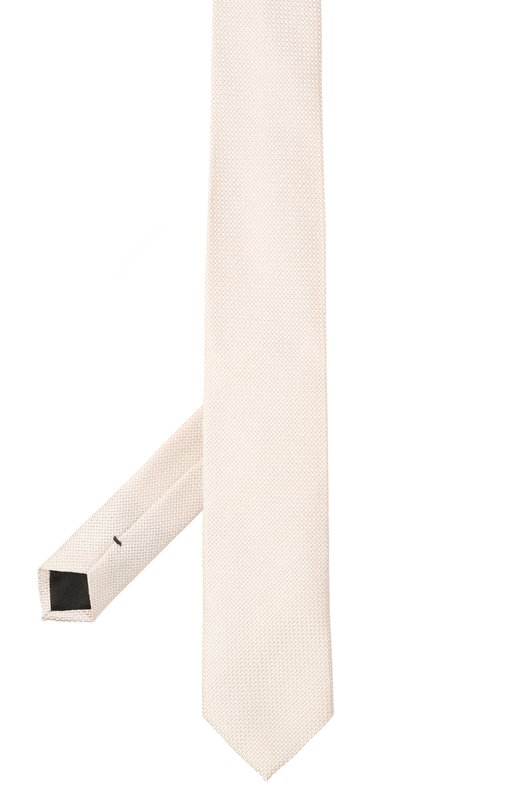 Шелковый галстук BOSS 50561594 Кремовый  50561594 Фото 3