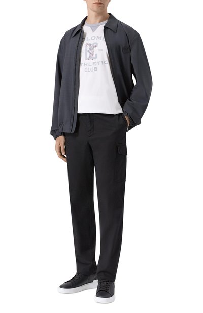 Мужская хлопковая футболка BRUNELLO CUCINELLI, арт. M0B131001W