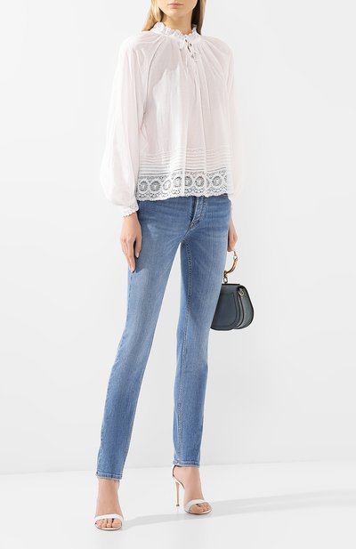 Хлопковая блузка ZADIG AND VOLTAIRE белого цвета по цене 22250 руб., арт. SHCA3201F, фото 2 Хлопковая блузка ZADIG AND VOLTAIRE, арт. SHCA3201F, фото 2