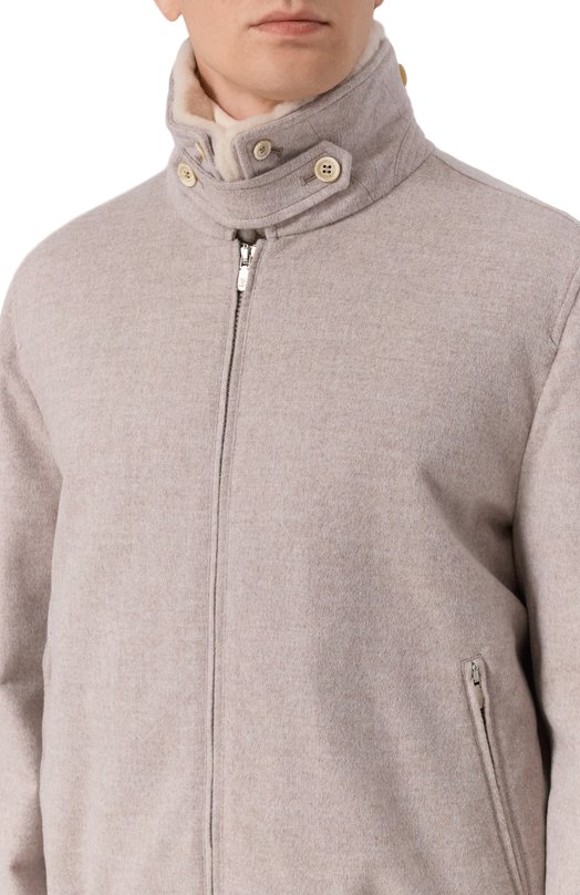 Утепленный бомбер Brunello Cucinelli MM4006889 Бежевый  MM4006889 Фото 5