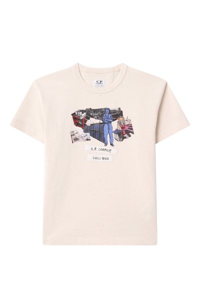 Хлопковая футболка C.P. COMPANY, арт. CMM00H/LAA41/4-8