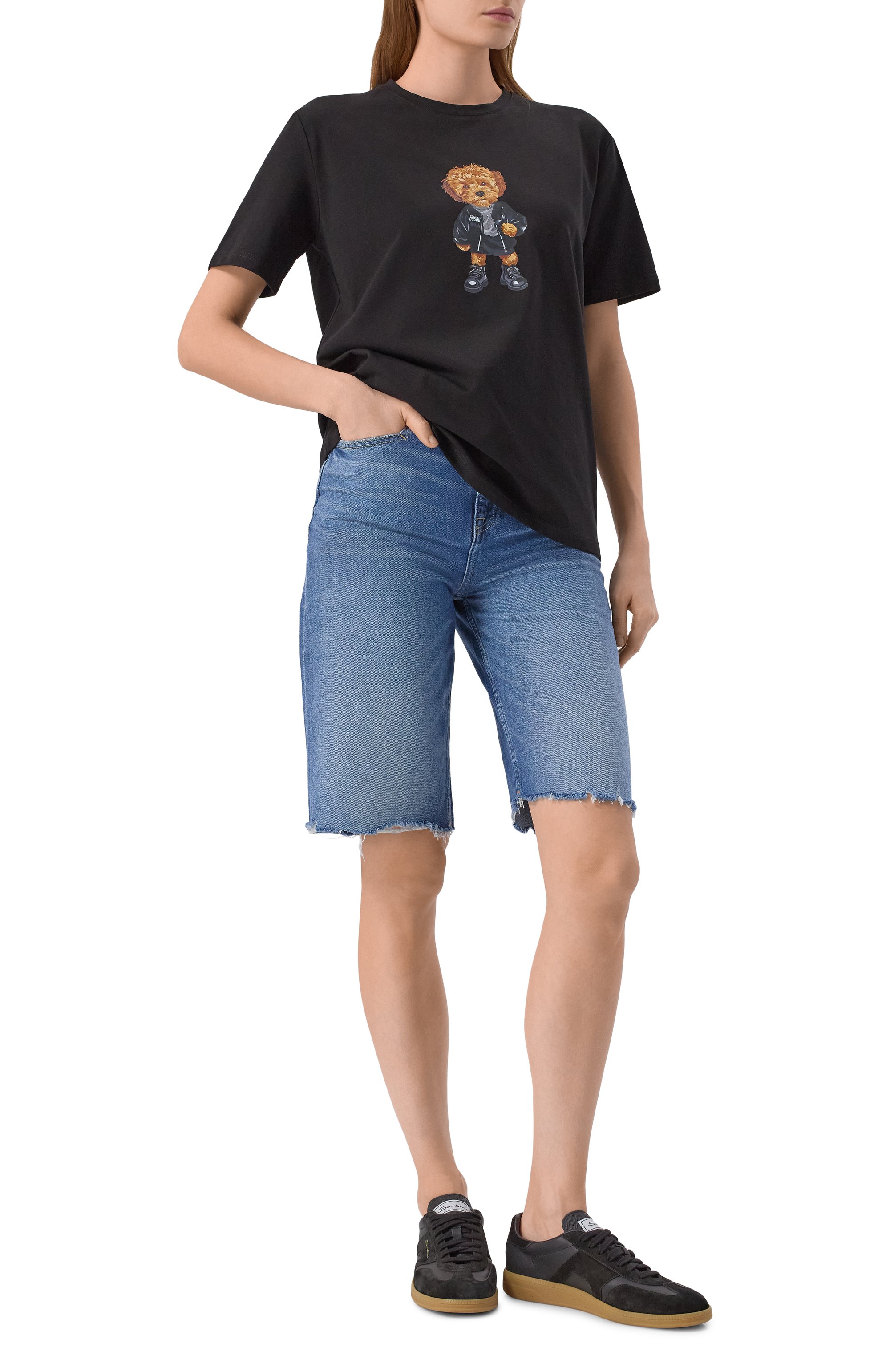 Джинсовые шорты BOSS ORANGE, арт. 50534213, фото 2