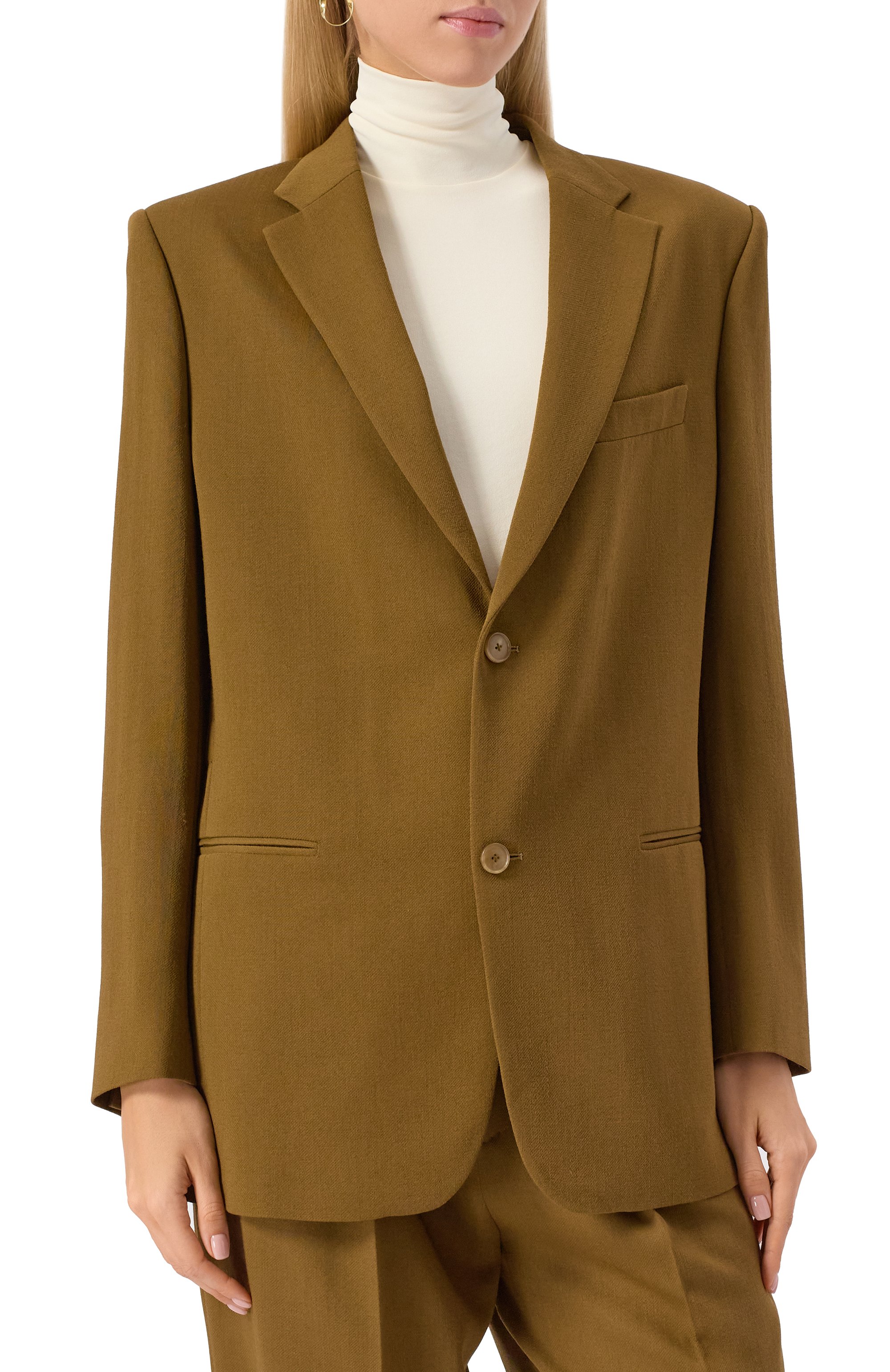 Жакет из шерсти и вискозы PETAR PETROV, арт. F25TJ9/WV/VI, фото 3