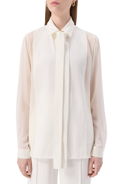 Блузка из вискозы и шелка ELIE SAAB, арт. SH082NP25/CD019, фото 3