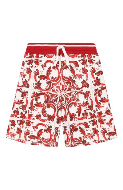 Хлопковые шорты DOLCE & GABBANA, арт. L4JQR4/II7KU_001