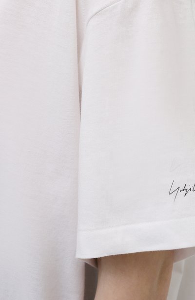 Хлопковая футболка YOHJI YAMAMOTO, арт. FD-T06-072, фото 5