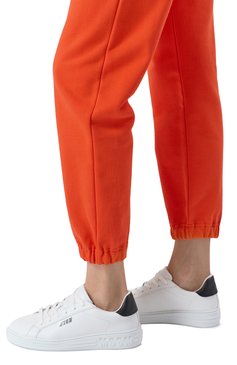 Женские кожаные кеды MSGM белого цвета, арт. 3841MDS506/787 | Фото 3 (Подошва: Платформа; Материал внутренний: Натуральная кожа; Драгоценные камни: Проставлено; Материал сплава: Проставлено; Материал внешний: Натуральная кожа; Кросс-КТ: Низкие; Стили: Кэжуэл; Материал утеплителя: Без утеплителя)