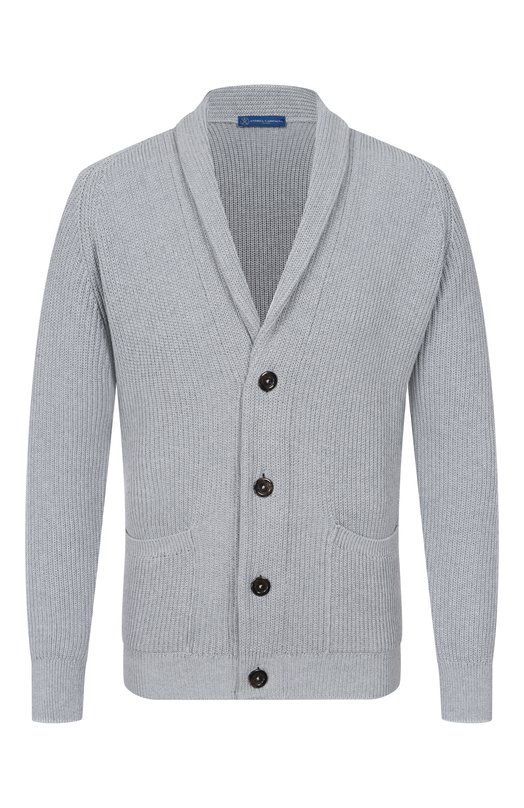 Хлопковый кардиган Andrea Campagna M5426-8074 Серый M5426-8074