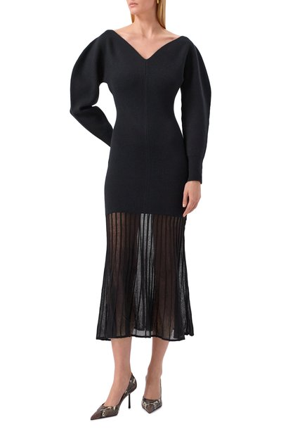 Шерстяное платье BOSS, арт. 50550771, фото 2