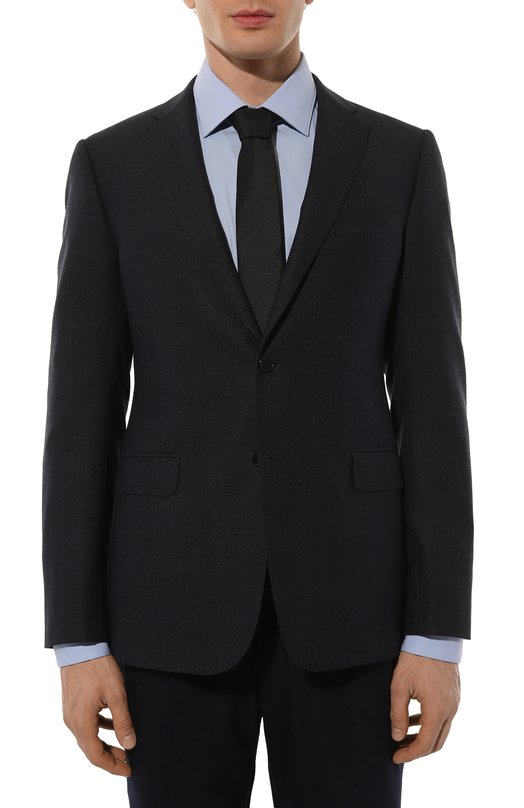 Шерстяной пиджак Emporio Armani EM000095/TE10982 Синий  EM000095/TE10982 Фото 4