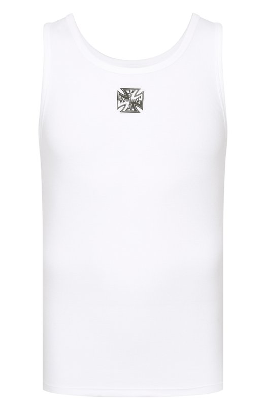 Хлопковая майка VETEMENTS ME76TT156W/1202 RIB Белый ME76TT156W/1202 RIB