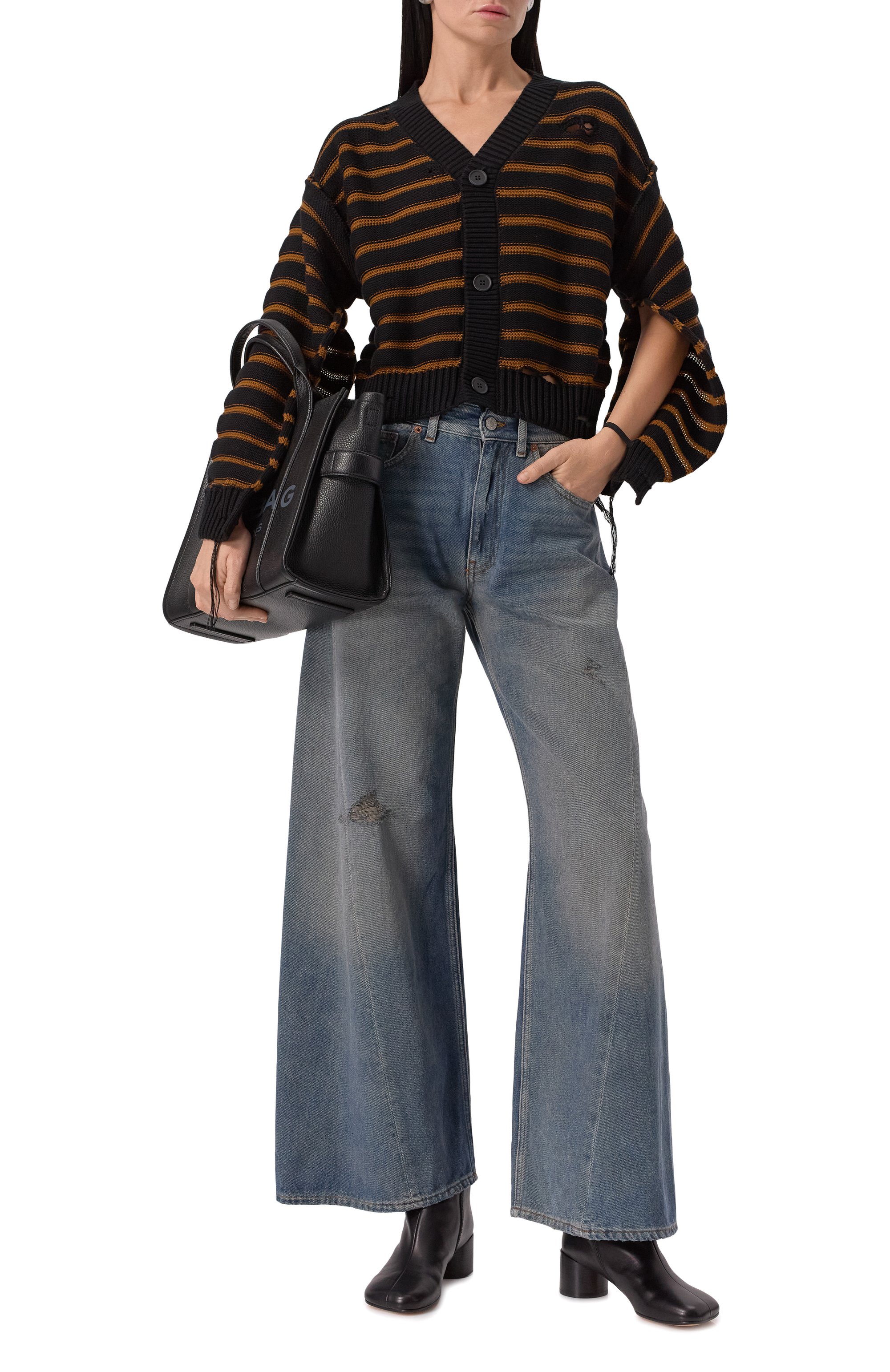 Хлопковый кардиган MM6, арт. S52HP0025/M13080, фото 2