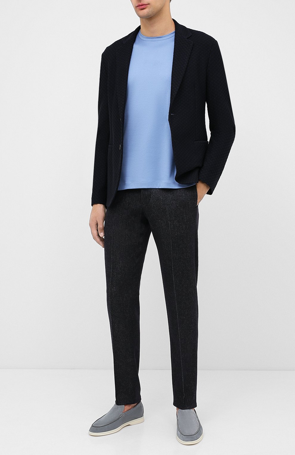 Хлопковая футболка GIORGIO ARMANI, арт. 3HSM72/SJTKZ, фото 2