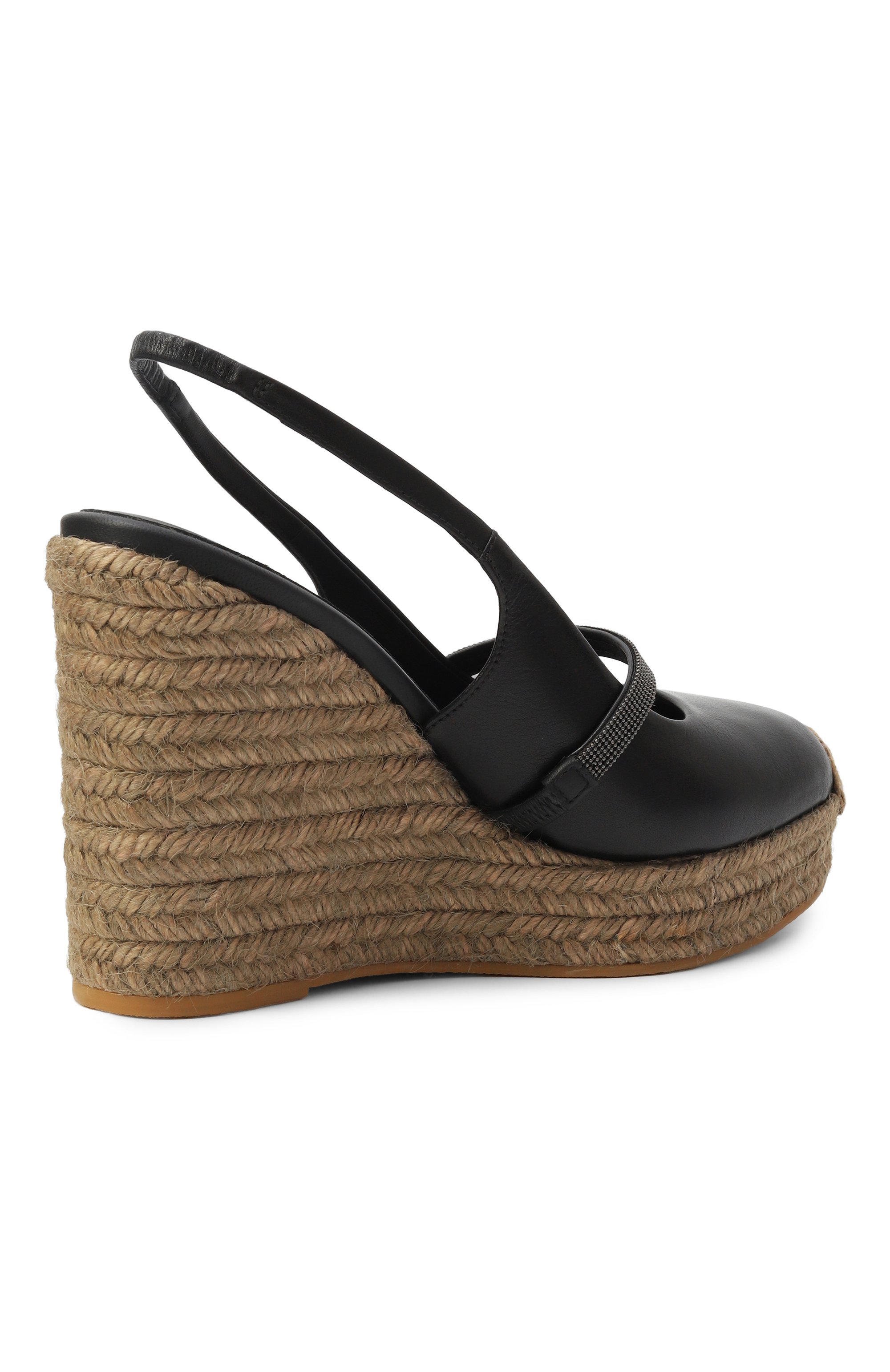 Кожаные туфли BRUNELLO CUCINELLI черного цвета по цене 158500 руб., арт. MZSLG2932, фото 5 Кожаные туфли BRUNELLO CUCINELLI, арт. MZSLG2932, фото 5