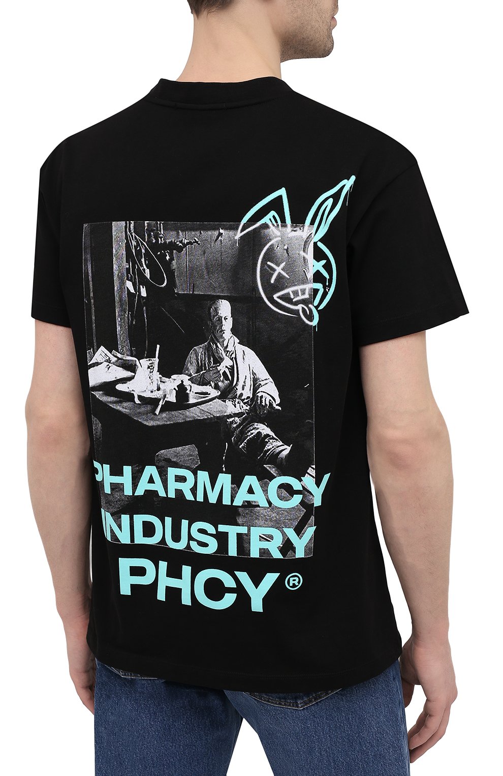 Хлопковая футболка PHARMACY INDUSTRY, арт. PHM235, фото 4